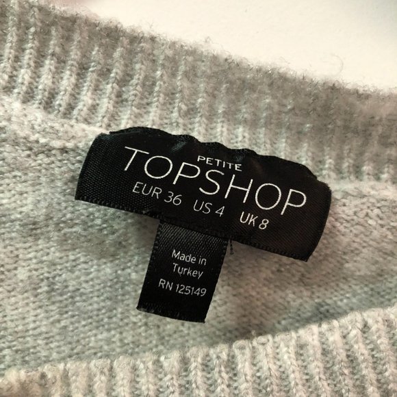 Topshop Cropped Knit Sweater - Picture 3 of 3